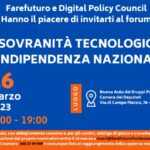 “La sovranità tecnologica e l’indipendenza nazionale”